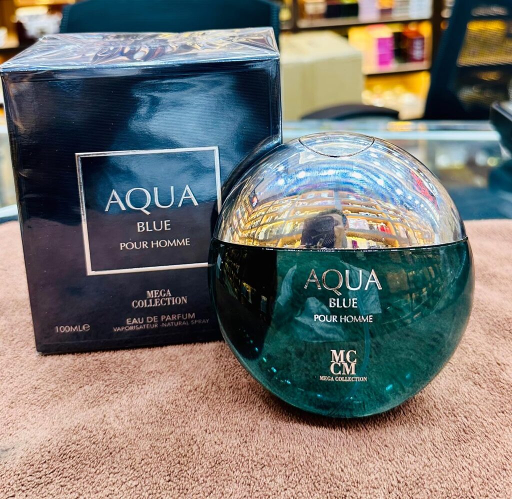 Aqua blue eau de perfume 100ml by MEGA COLLECTION