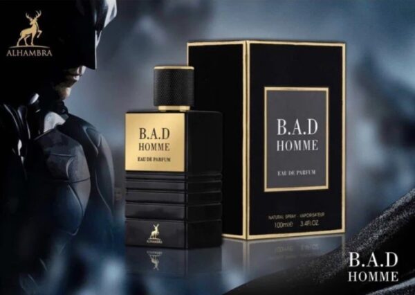 bad homme eau de perfume 100ml by maison Alhambra