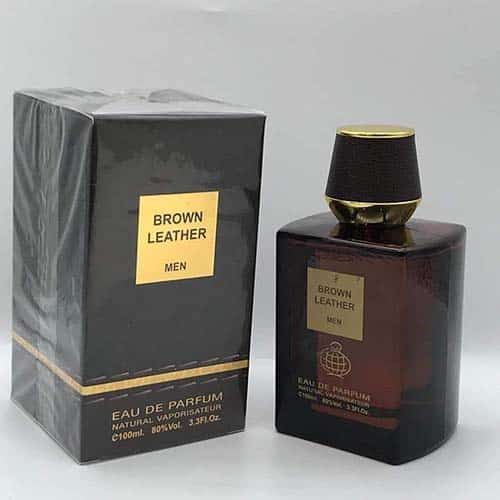 brown leather men eau de parfum 100ml BY Fragrance World
