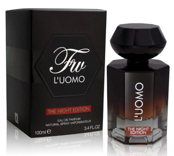 Fw L’Uomo The Night Edition Eau de Parfum By Fragrance World Perfume For Men 100ml
