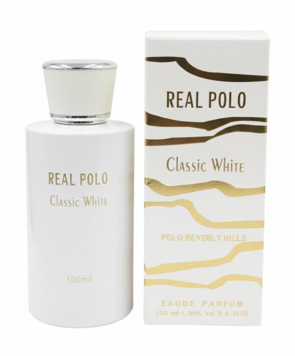 Real Polo Classic White Eau De Perfum 100ml By polo Beverlly Hills