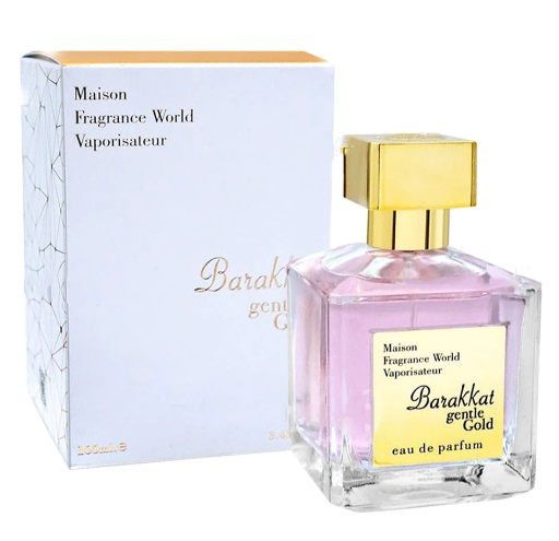 Barakkat Gentle Gold Eau de Parfum By Fragrance World Unisex, 100ml