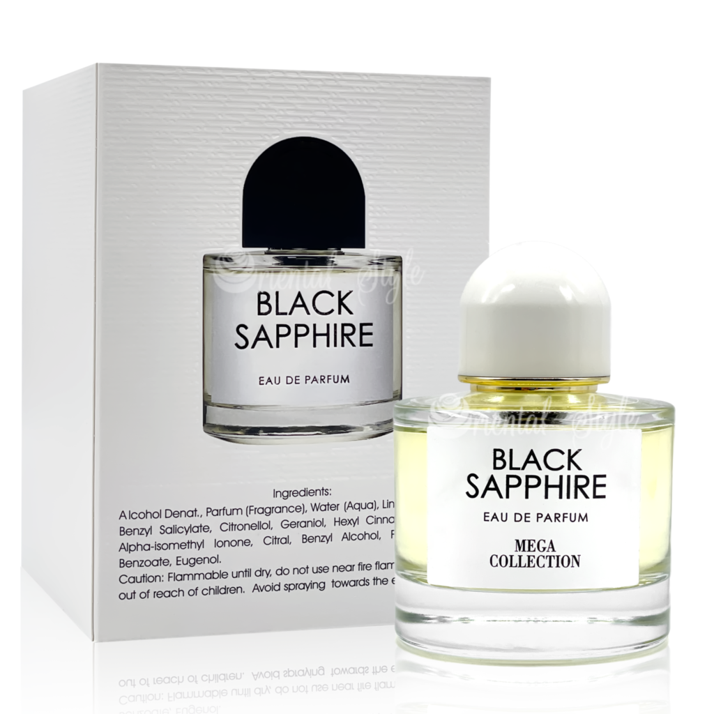 black sapphire for men eau de perfume 100ml by mega collection