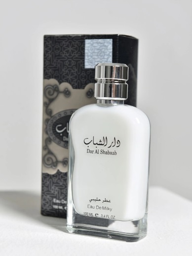 dar al shabap milky eau de perfume 100ml free alcohol BY ARD AL ZAAFARAN