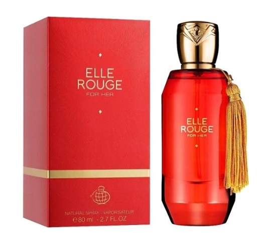 Elle Rouge For Her Eau De Perfume 80ml By Fragrance World