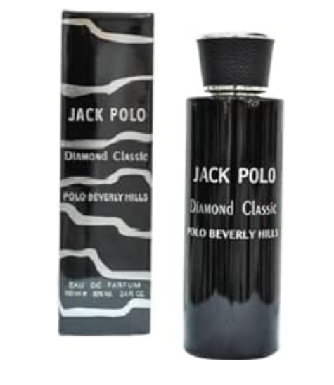 JACK POLO Beverly Hills Jack Polo Black Round Bottle ED PERFUME 100ML