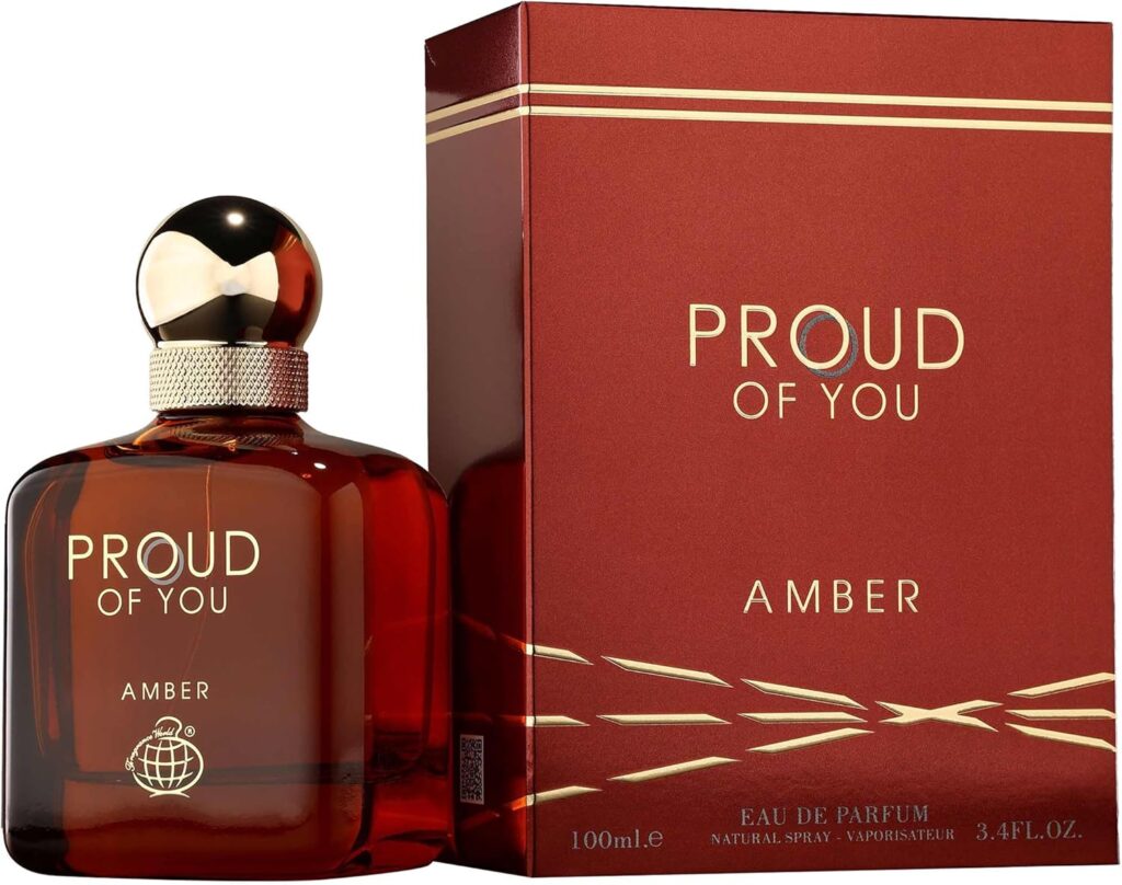 Proud Of You Amber Eau De Parfum 100ml for men and women by FRGRANCE WORLD