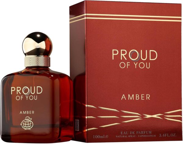 Proud Of You Amber Eau De Parfum 100ml for men and women by FRGRANCE WORLD
