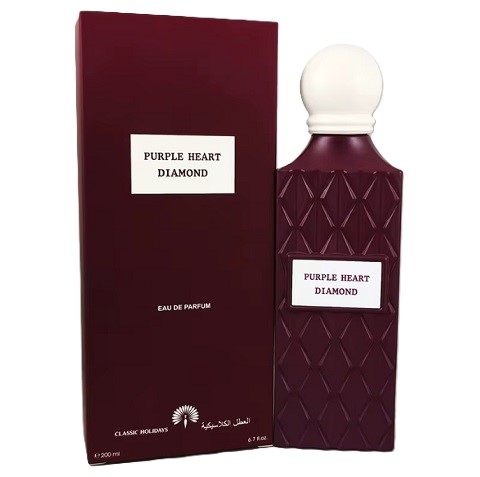 Purple Heart Diamond Eau De Perfume 200ML By Classic Holidays